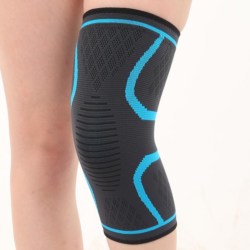 Sports Equipment Knee Support - Sportkompression Knie Hüfte doppelt gewellt Silikon