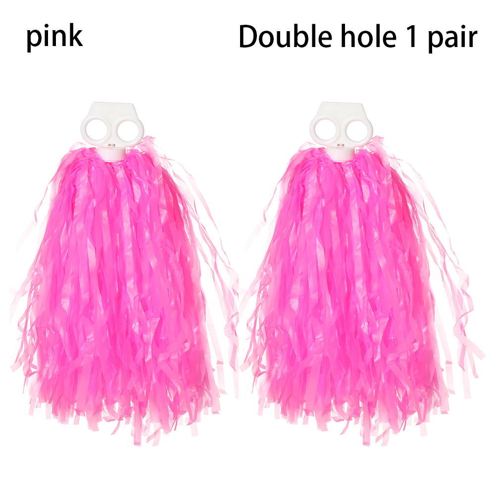 Cheerleading Pom Pom - 1 Paar Cheerleader-Pompons mit doppelten Löchern