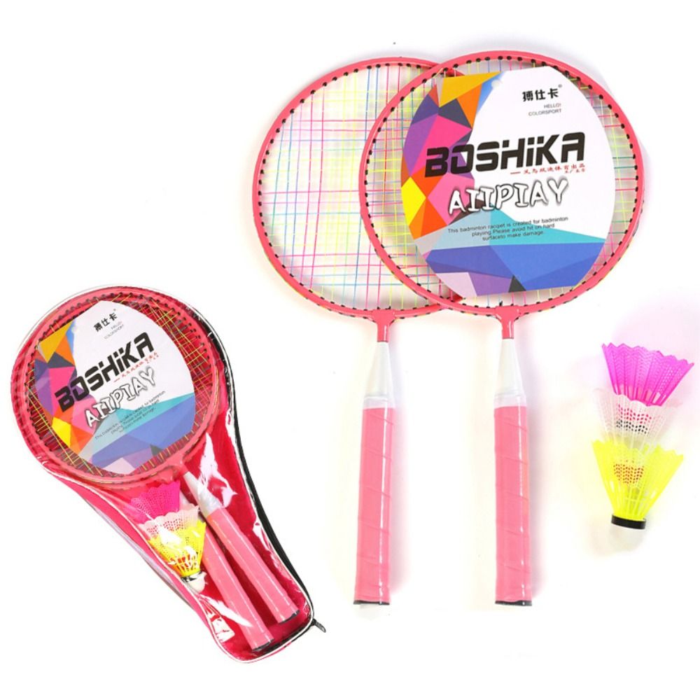 Sports Equipment For Badminton - Eisenlegierung Kinder Badmintonschläger Leichtes Familienspiel Spielzeug