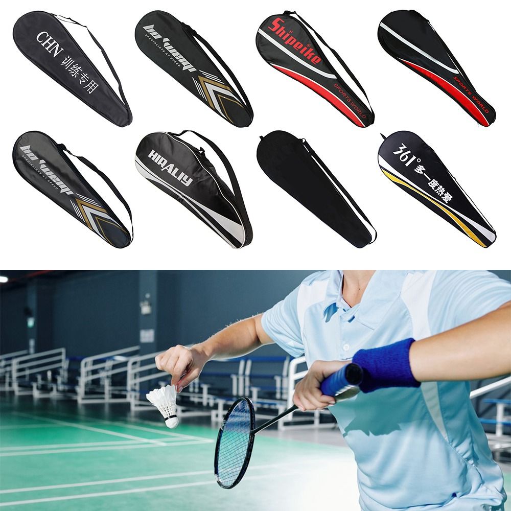 Sports Equipment For Badminton - Mehrfarbige Badmintonschläger-Tasche, professionelle wasserdichte Stoff-Schutzhülle, Sportausrüstung,