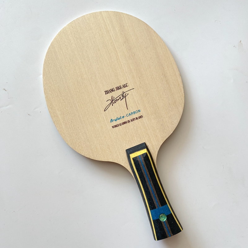 Badminton Racket Carbon - Professioneller Tischtennisschläger aus Carbonfaser, 5-lagiges Holz