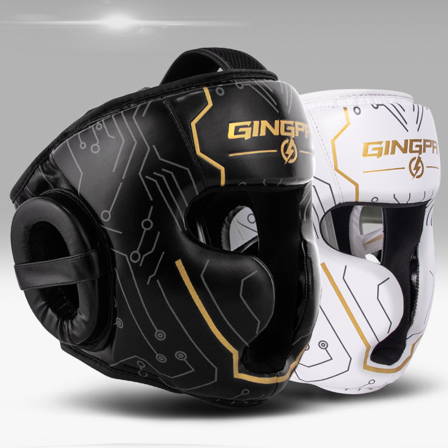 Sports Equipment Kids - Vollständig bedeckter Pu-Boxhelm für Kinder und