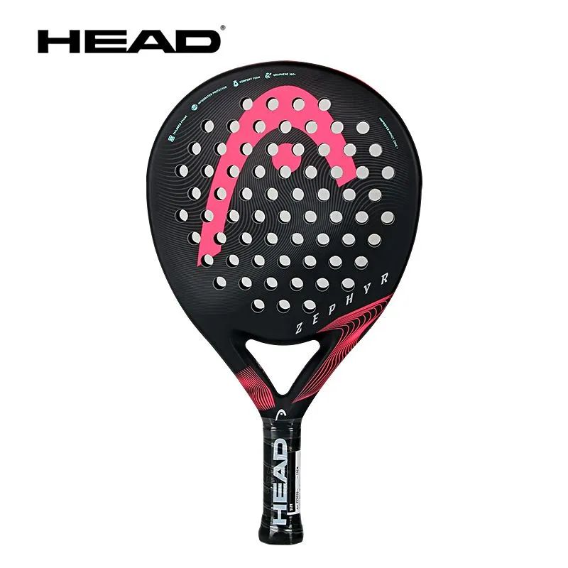 Badminton Racket Carbon - KOPFplatte Tennisschläger Kohlefaser GRAFEN 360° KOMFORTABLE