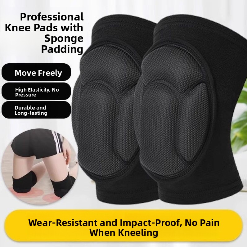 Sports Equipment Knee Support - Rutschfeste Sport-Knieschoner, Schwammschutz für Radfahren, Herren