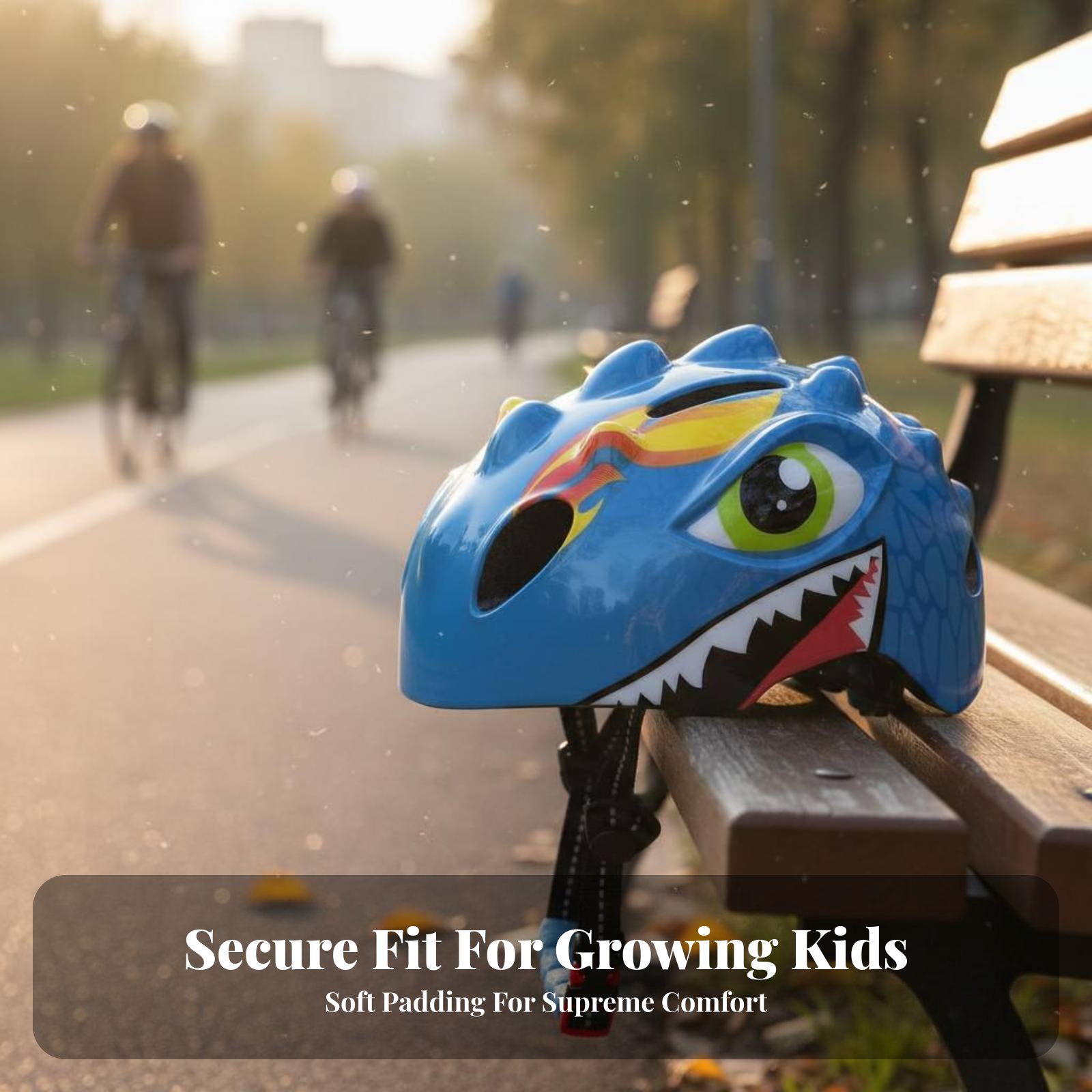 Sports Equipment Kids - Cartoon-Dinosaurier-Helm, vielseitiger Kinder-Fahrradhelm, Sicherheitsausrüstung, atmungsaktive Sportausrüstung,