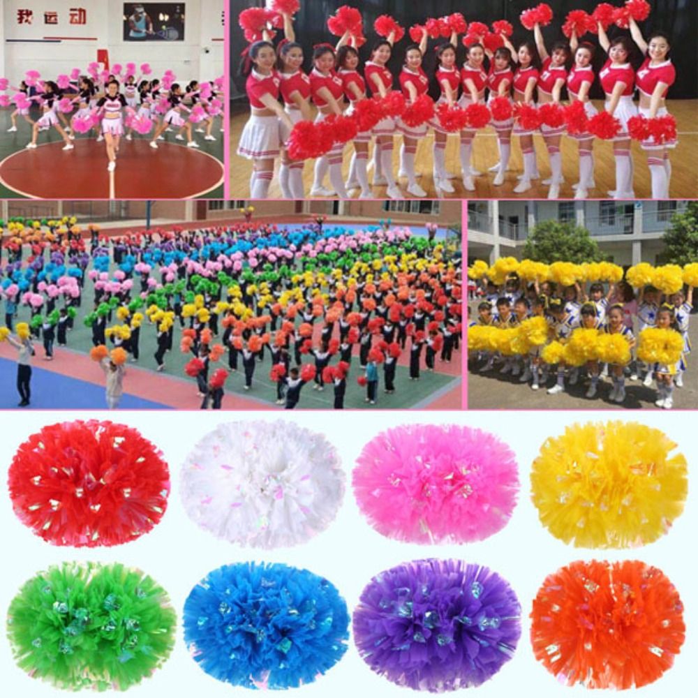 Cheerleading Pom Pom - 9 Farben Spiel Pompons hochwertige 32*30cm