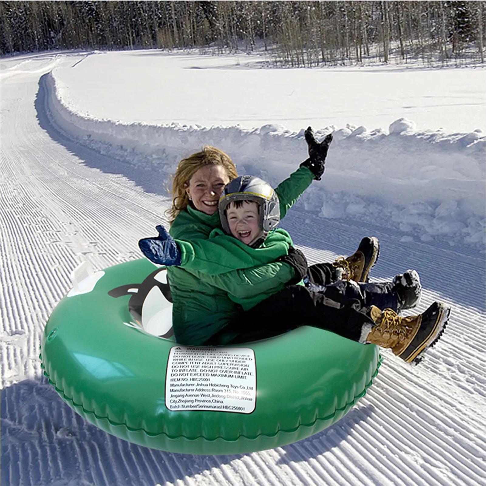 Sports Equipment Kids - Aufblasbarer Schneereifen, Verstärkter Robuster Schlitten mit