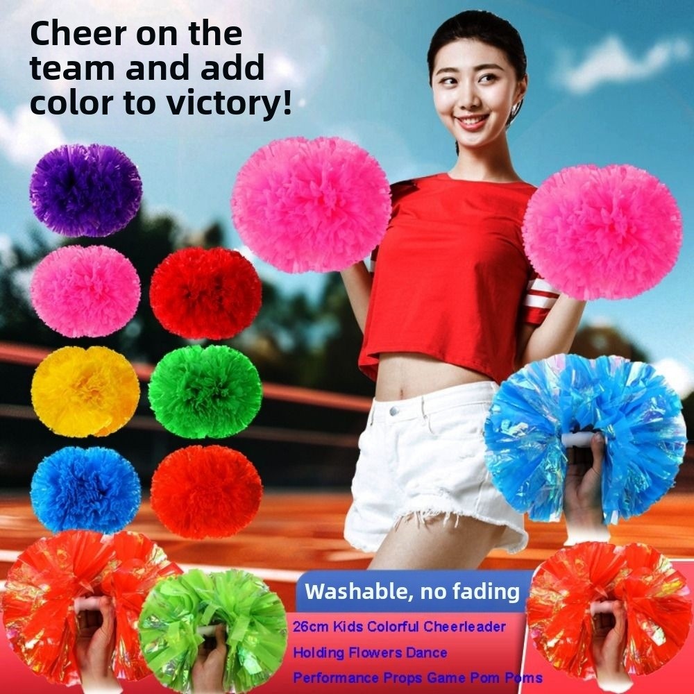 26 cm Kinderspiel-Pom-Poms, me – Cheerleading Pom Pom Bewertung und Preis