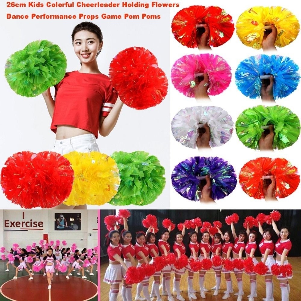 26 cm Kinderspiel-Pom-Poms, me – Cheerleading Pom Pom Bewertung und Preis