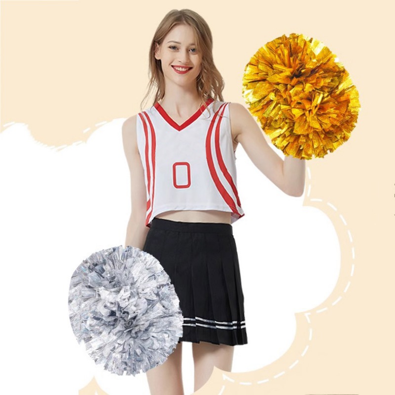 2 stücke Cheerleading Pom Poms – Cheerleading Pom Pom Bewertung und Preis