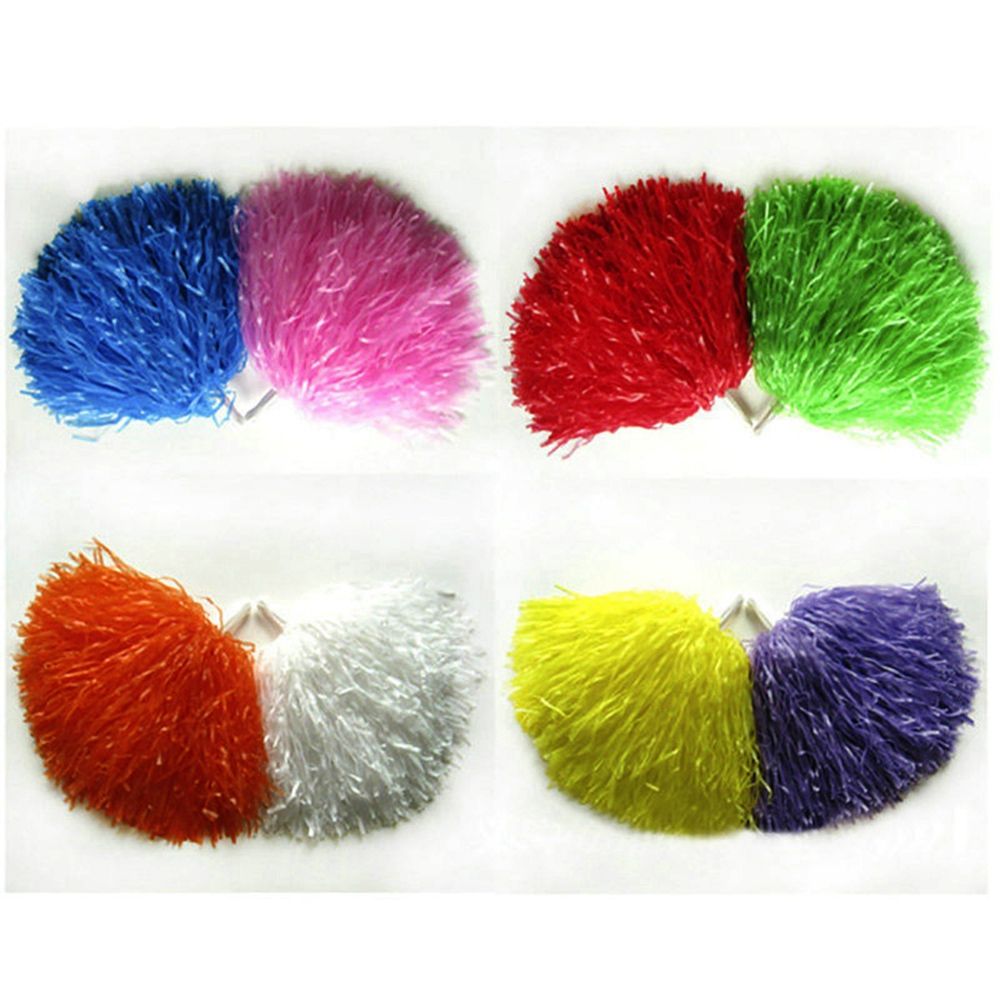 1 Paar Cheerleader-Pompons mit – Cheerleading Pom Pom Bewertung und Preis