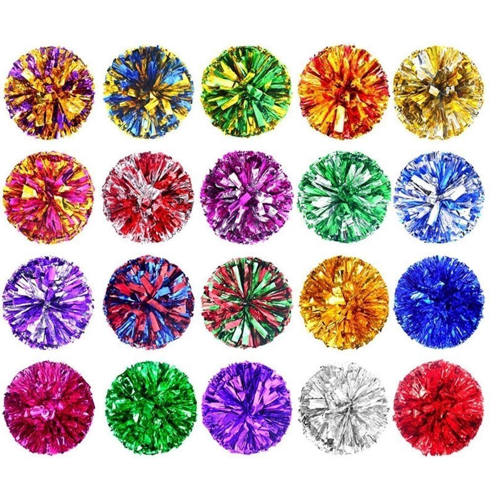25cm Spiel-Pompons aus PET, Gü – Cheerleading Pom Pom Bewertung und Preis