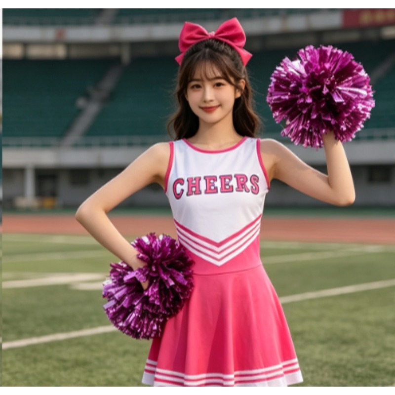 Cheerleading-Tanzkostüm-Set fü – Cheerleading Pom Pom Bewertung und Preis