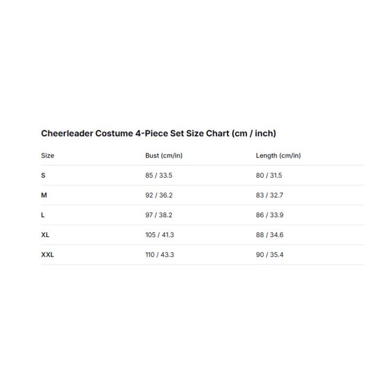 Cheerleading-Tanzkostüm-Set fü – Cheerleading Pom Pom Bewertung und Preis