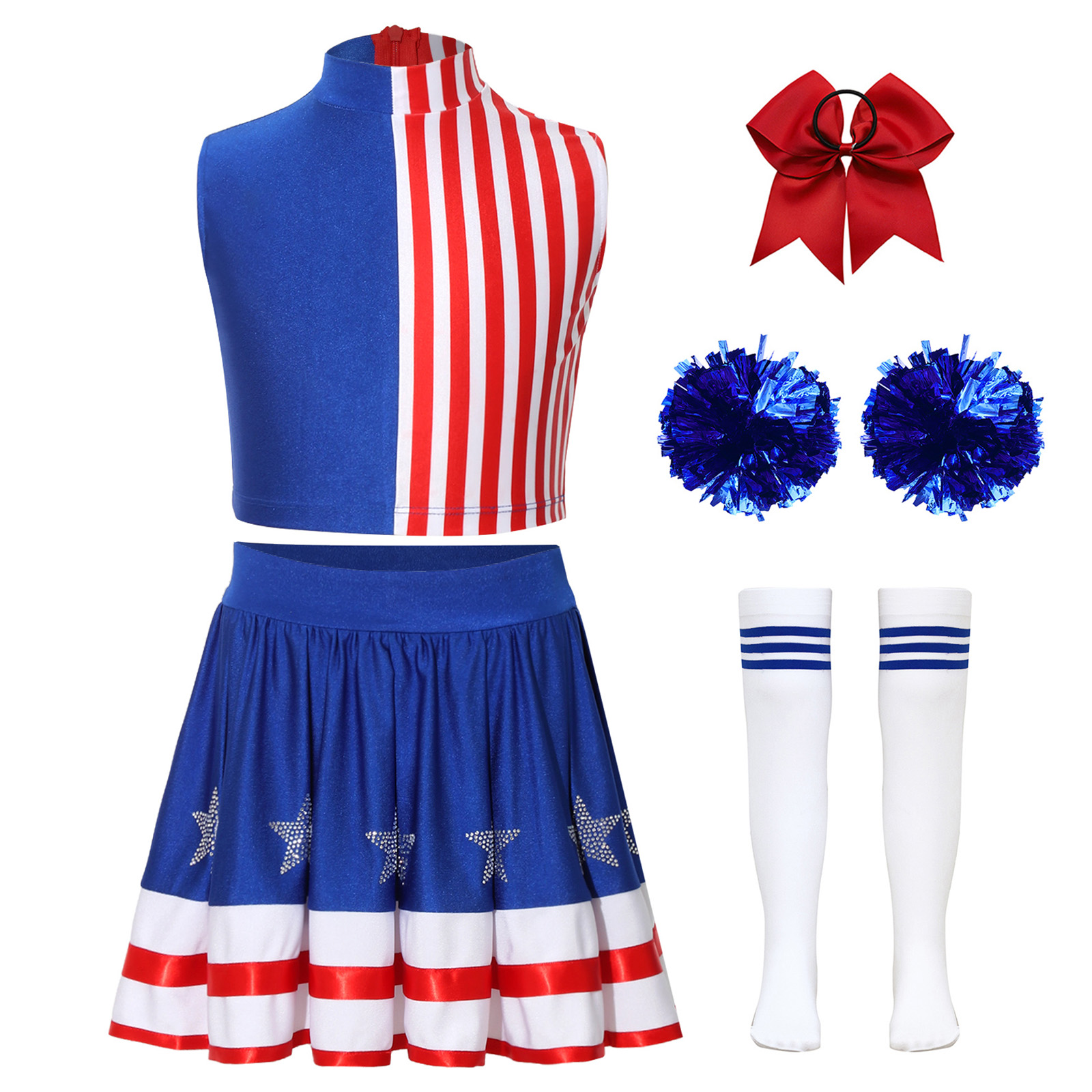 Cheerleading-Outfit für Kinder – Cheerleading Pom Pom Bewertung und Preis