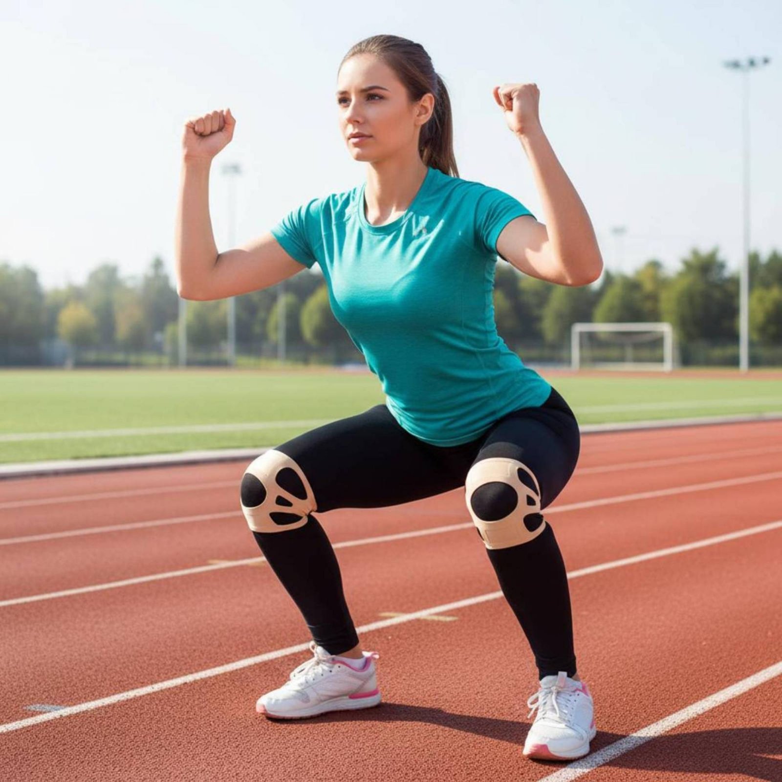 Silikon-Kniebandage für Ganzja – Sports Equipment Knee Support Bewertung und Preis