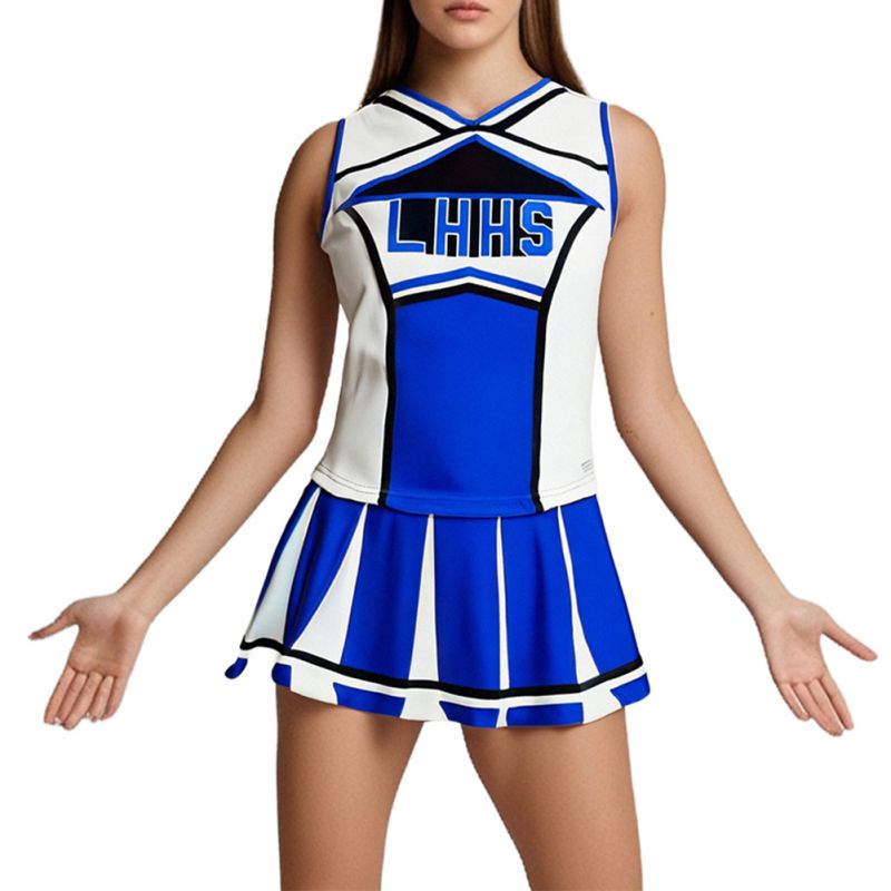 Damen Cheerleader Kostüm Unifo – Cheerleading Pom Pom Bewertung und Preis