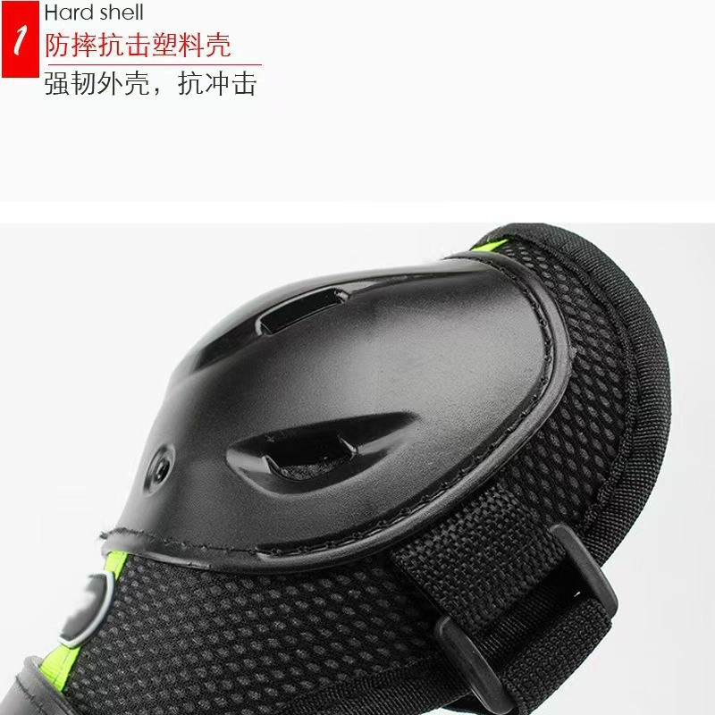 Grün-Rote Motorrad-Knieschoner – Sports Equipment Knee Support Bewertung und Preis