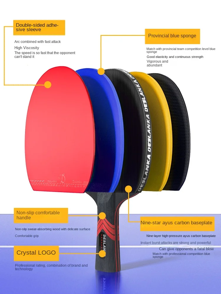 Tischtennisschläger, professio – Badminton Racket Carbon Bewertung und Preis